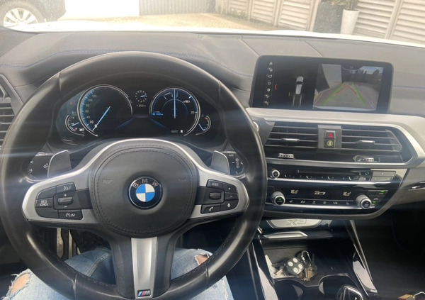 BMW X3 cena 136000 przebieg: 156000, rok produkcji 2018 z Pabianice małe 407